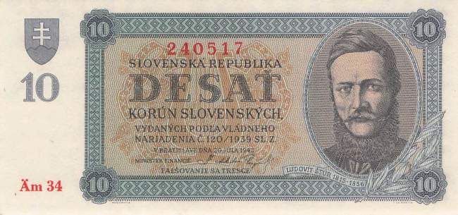 10 Korun 1943 p.6